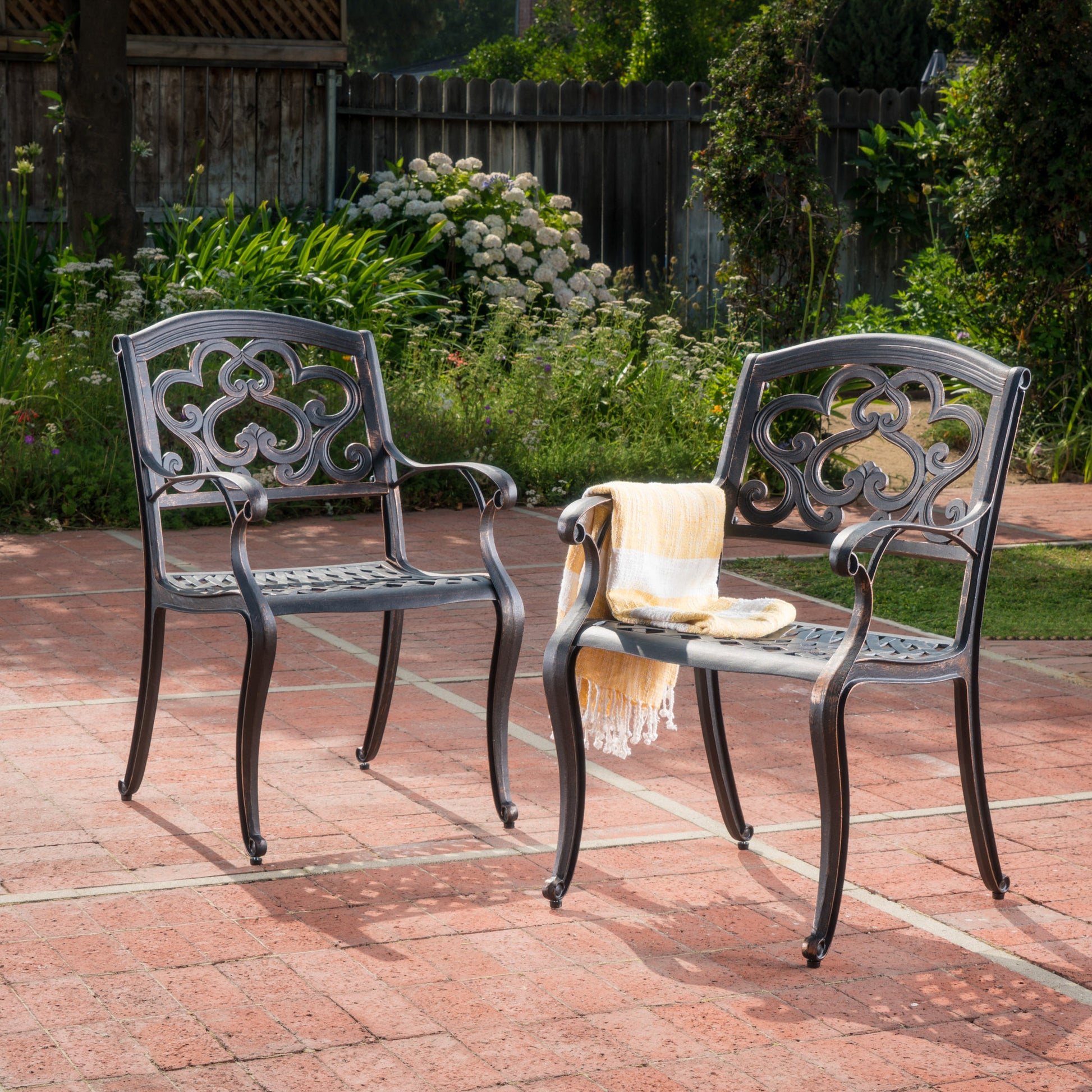 Austin Chair Set Of 2 Copper Aluminium