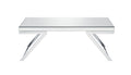 Alfresco Mirrored Coffee Table Silver Silver Wood
