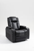 Lounge Chair Lift Chair Relax Sofa Chair Sitting Room Furniture Sitting Room Power Supply Elderly Electric Lounge Chair Black Pu