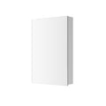 20'' W X 30'' H Bathroom Mirror Medicine Cabinet Wooden Door Medicine Cabinets For Bathroom, Wall Mounted Recessed Or Surface, Bathroom Mirror With Storage, Right Opening Door White Engineered Wood