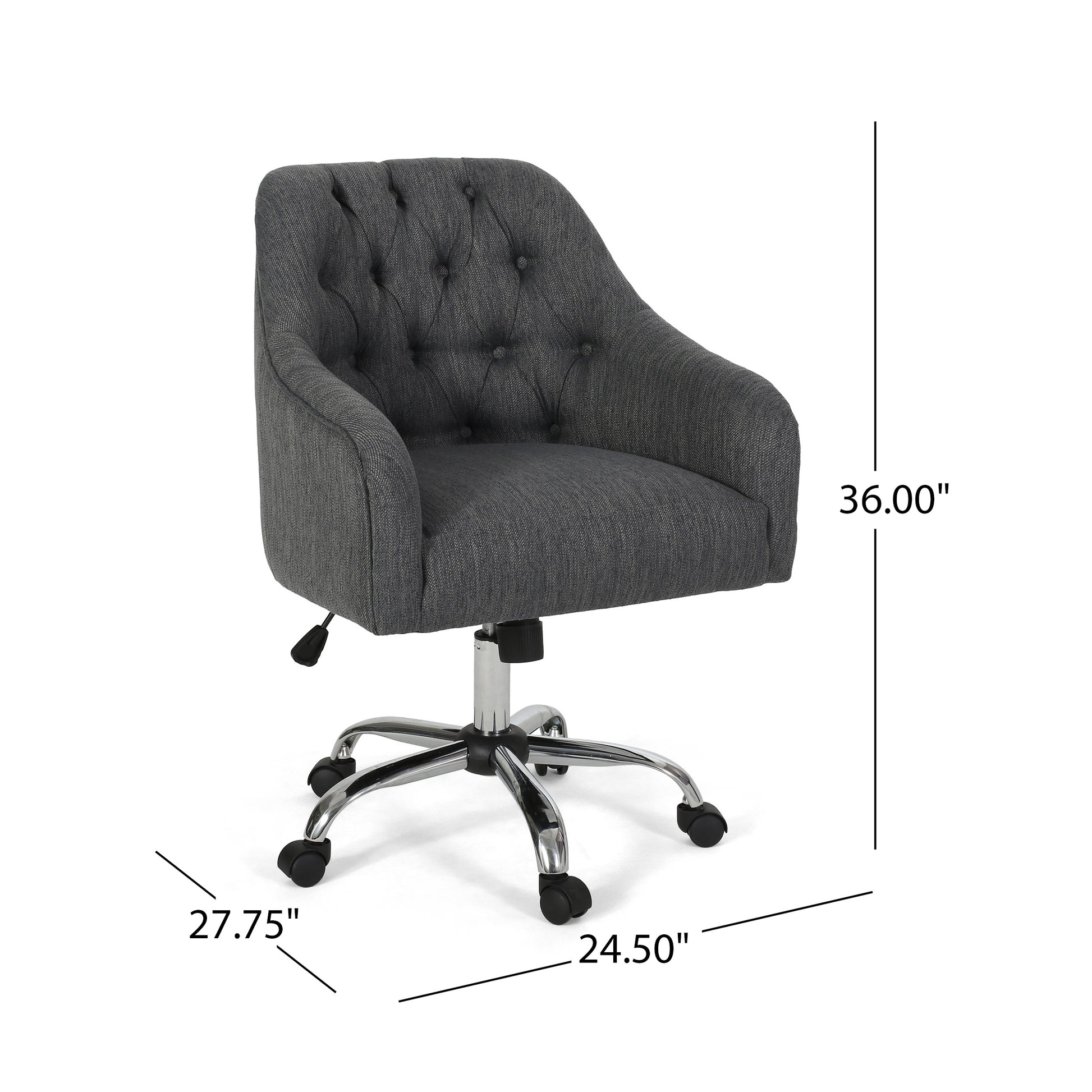 Office Chair Charcoal Fabric