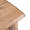 18 In. Solid Acacia Wood End Side Table With Curved Edges, Modern Living Room Sofa Side Table, Brown Walnut Brown Brown Primary Living Space Contemporary Freestanding Acacia Rectangular Coffee & End Tables Rectangular Solid Wood