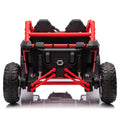 24V Two Seater Kids Ride On Utv W Parents Control,20In Seat Width,400W Super High Power,Four Wheel Suspension,Bluetooth,Mp3,Usb,Led Light,Horn,Rear Storage Space,Speeds 3.73 4.97Mph For Kids Aged 3