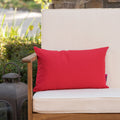 Coronado Rectangular Pillow Red Fabric