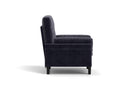 Grey Sofa Chair With Recline Fuction Grey Velvet Metal Primary Living Space Medium Soft Loose Back Pillow Top Arms Foam Fabric Metal 1 Seat