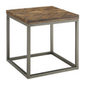 Lorenza 3 Piece Table Set Brown Brown Iron