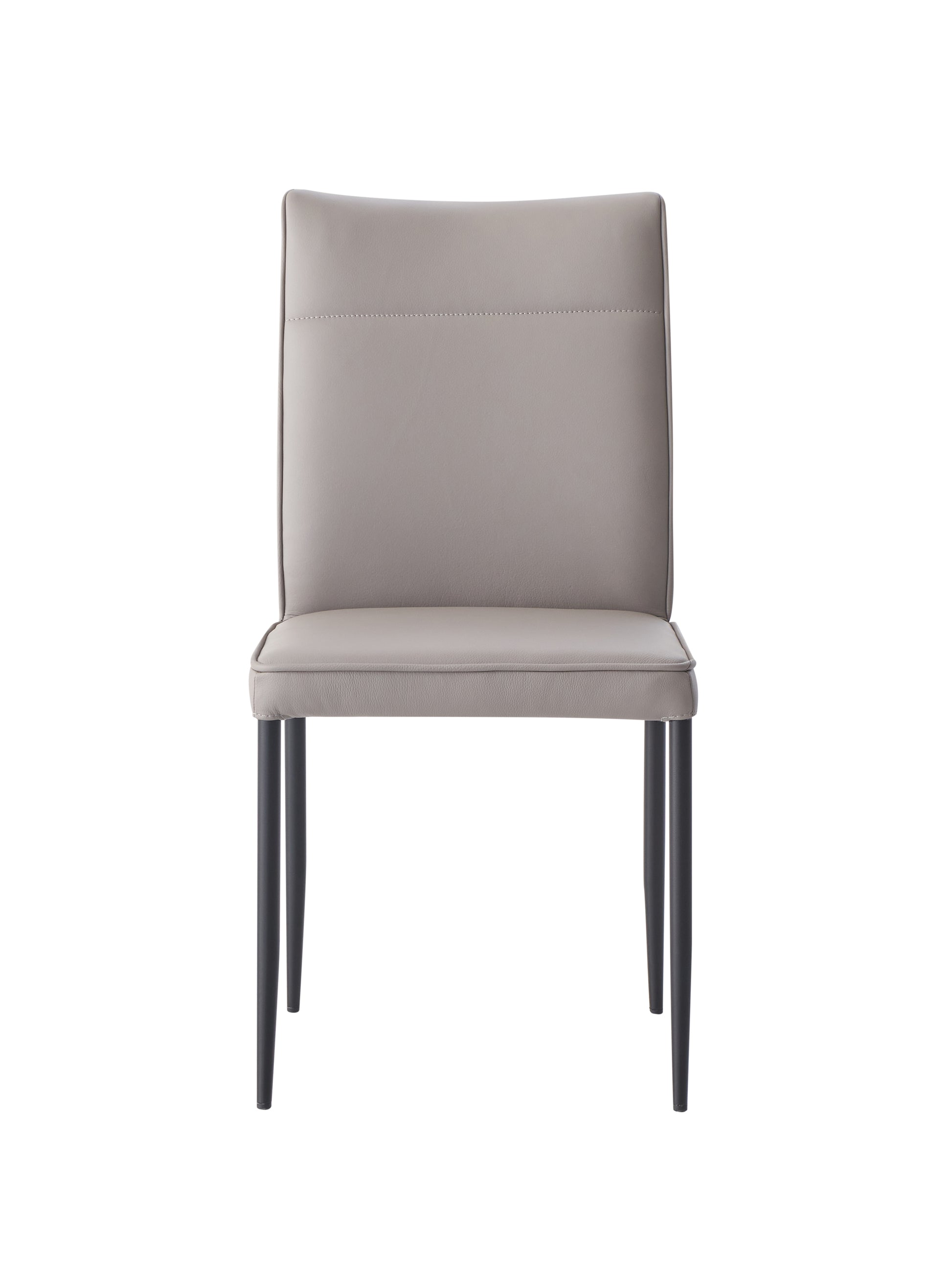 Smoky And Black Padded Side Chair Set Of 2 Solid Black Dining Room Side Chair Solid Back Set Of 2 Genuine Leather
