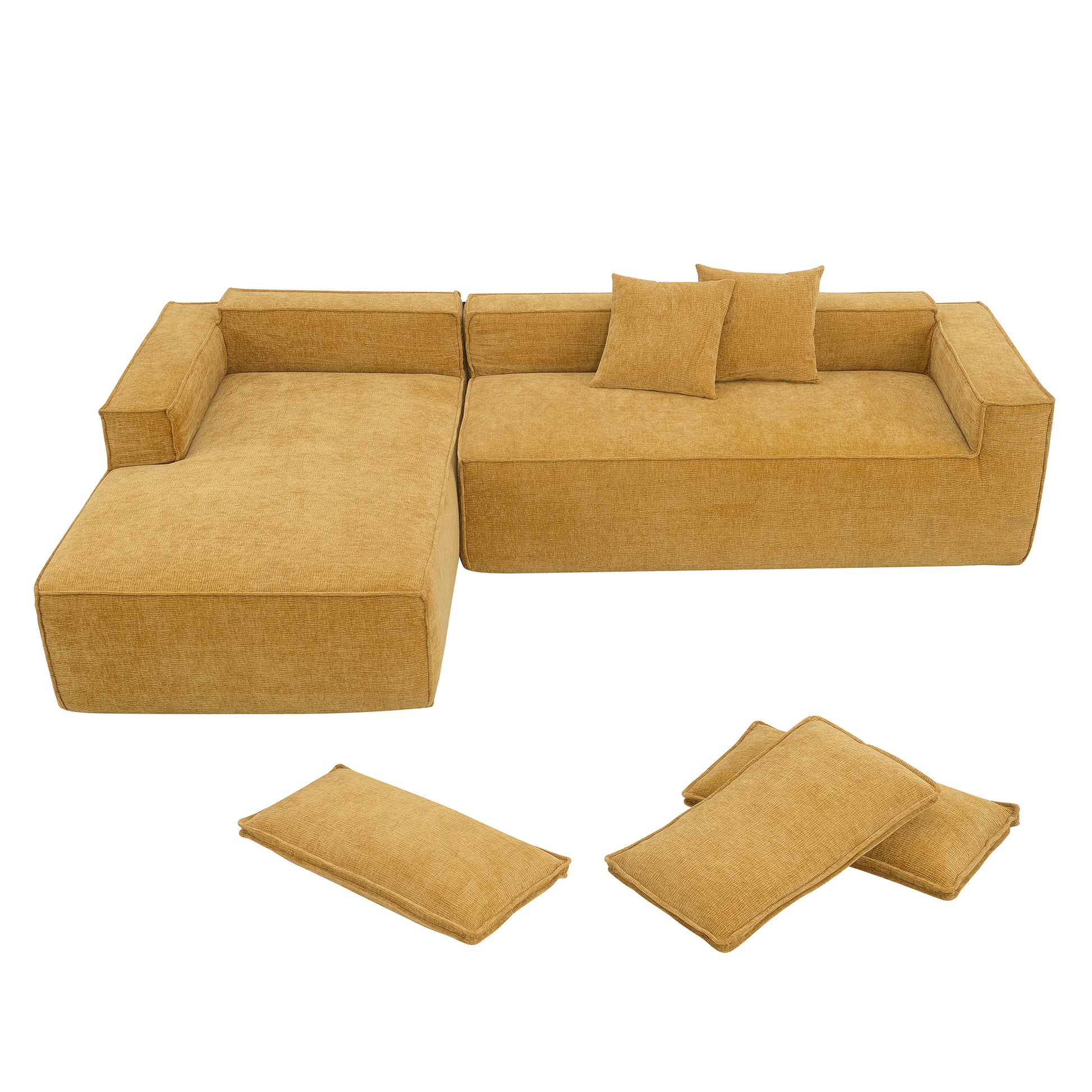 9587F Package Yellow Chenille 1 Seat