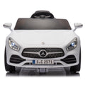 Licensed Mercedes Benz Cls 350,12V Kids Ride On Toy Car W Parents Control,2Wd,Four Wheel Suspension,Music,Bluetooth,Led Light,Usb,Power Display,Volume Adjustment,Speeds 1.24 3.11Mph For Kids Aged 2 4. White 50 99 Lbs Polypropylene