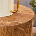 The Cylindrical Table With Its Patterned Design Can Be Easily Integrated Into A Variety Of Interior Styles, From Coffee Tables To Small Dining Tables, Workbenches Or Makeshift Writing Desks. Wood Mdf