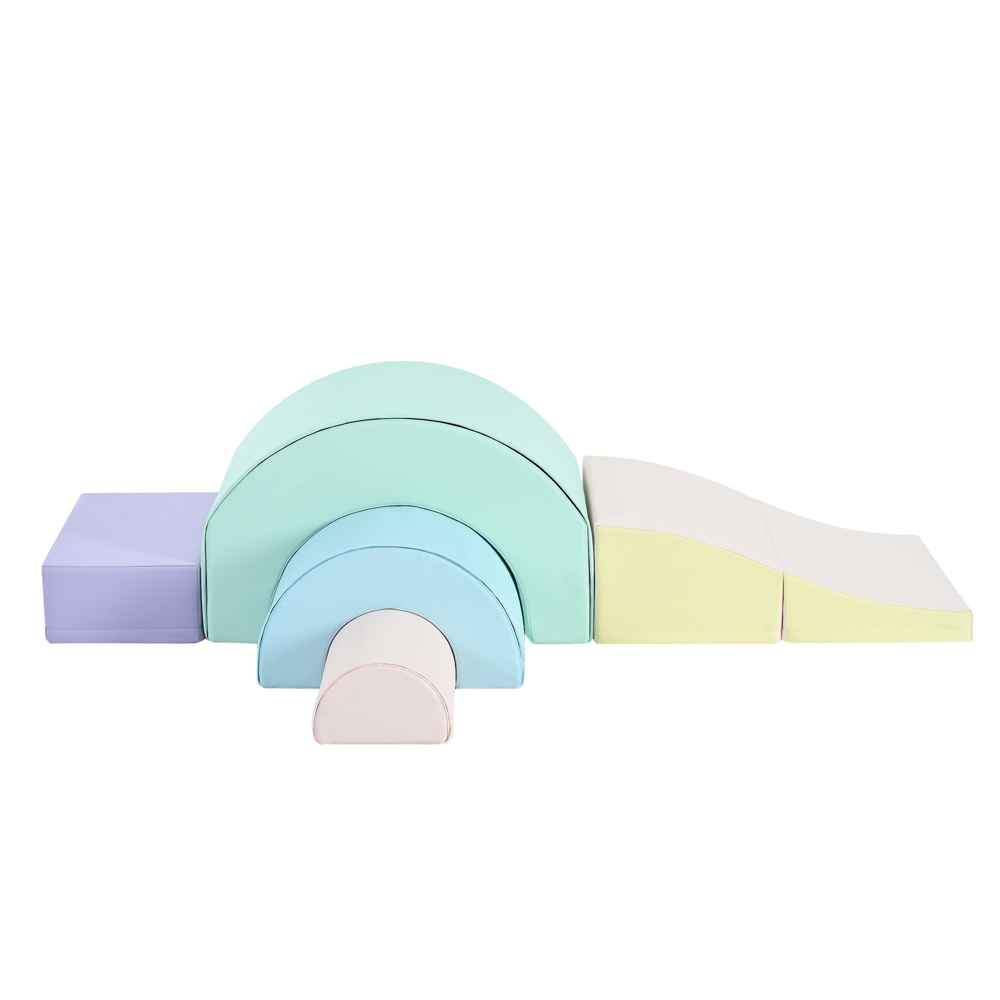 5 Piece Kids Climbing Toys For Toddlers, Foam Climbing Blocks For Babies, Kids Crawling And Climbing Indoor Active Play Structure Colorful Under 50 Lbs Cute Foam 1 To 2 Years Pu Indoor