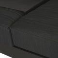 Giovanna 3 Seater Black Aluminium