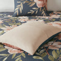 3 Piece Cotton Duvet Cover Set King Multicolor Polyester
