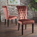 Kd Dining Chair Blush Velvet