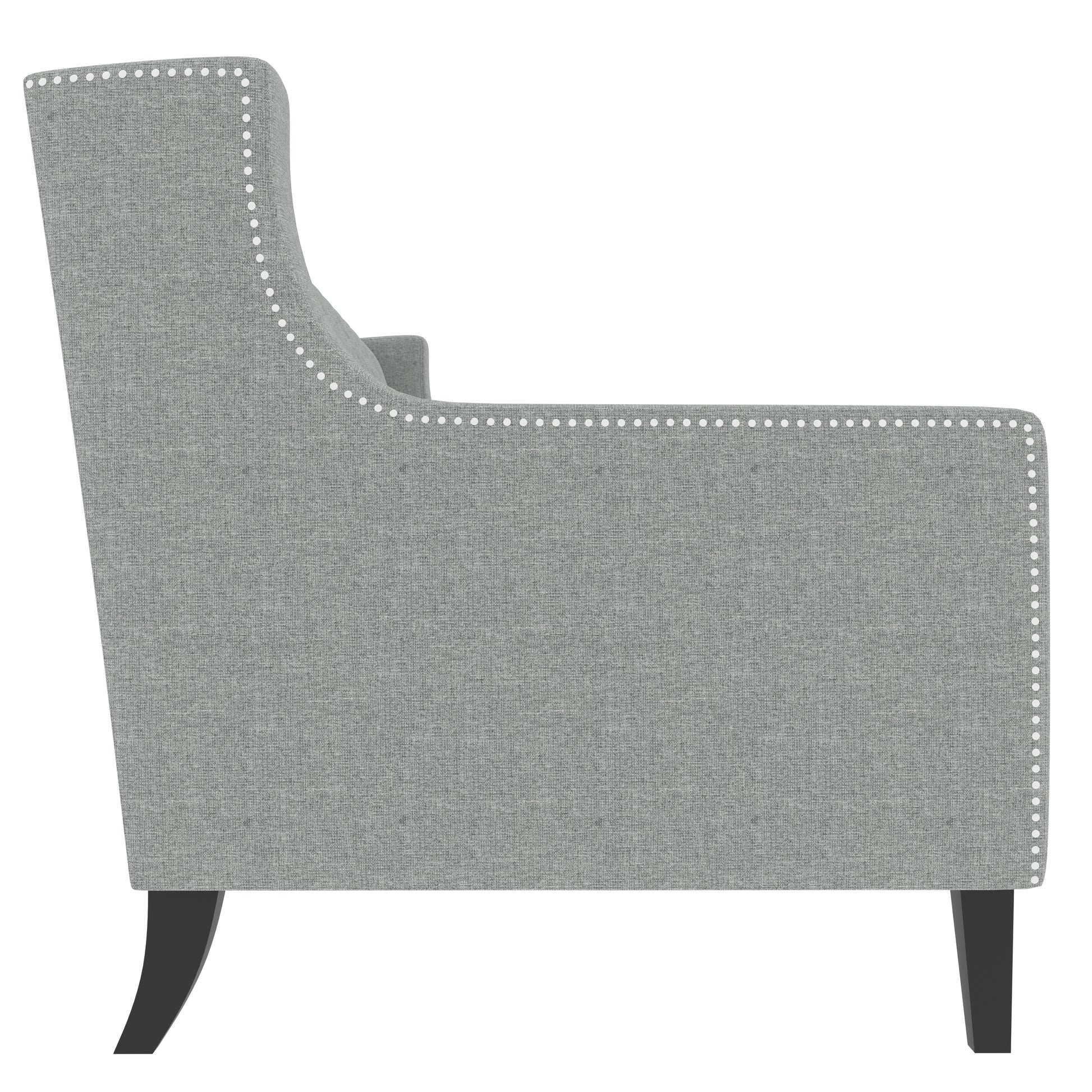 78.75'' 3 Seater Sofa, Button Tufted Backrest With Comfy Cushion, Mid Century Modern Couches For Living Room, Upholstered Comfy Sofa Couch For Bedroom, Apartment Grey Polyester 3 Seat