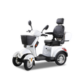 Xl3D4L Electric Mobility Recreational Travel Scooter For Adults,Mobility Scooters For Seniors, 4 Wheel Powered Mobility Scooters White Abs Pc Abs Pc