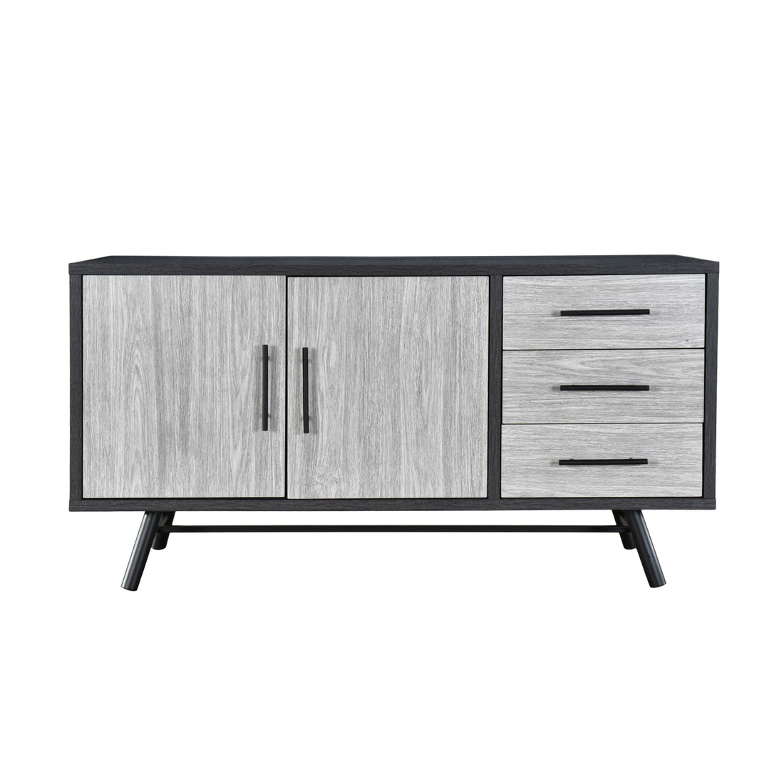 Large Sideboard Grey Particle Board