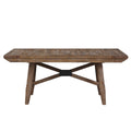 Riverdale Dining Table Dark Brown Dark Brown Wood