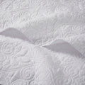 Oversized Quilted Throw White 60X70