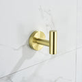 5 Piece Bathroom Towel Rack Set Wall Mount Brushed Gold Stainless Steel