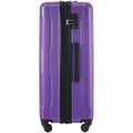 2 Piece Luggage Set With Bags Expanable Spinner Wheels Abs Lightweight Suitcase With Tsa Lock 20Inch 28Inch Purple Abs