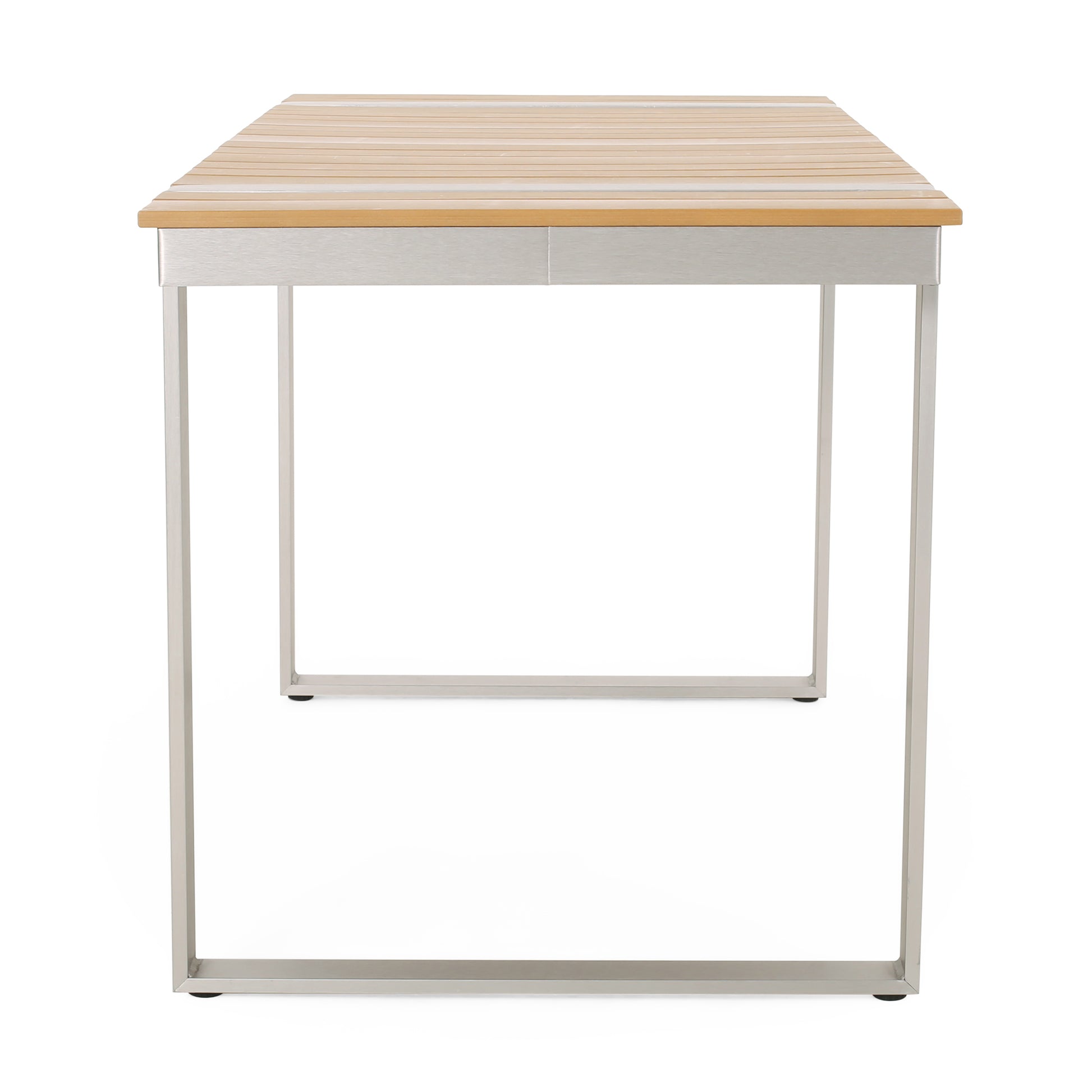 Dining Table, Silver Natural Natural Wood