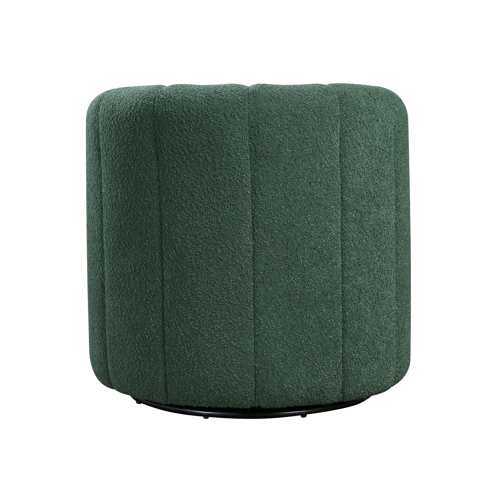 Modern Contemporary Swivel Chair With Ottoman Green Boucle Fabric Upholstery Solid Wood Living Room Furniture Green Primary Living Space Contemporary,Modern Plywood,Solid Wood