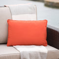 Coronado Rectangular Pillow Orange Fabric