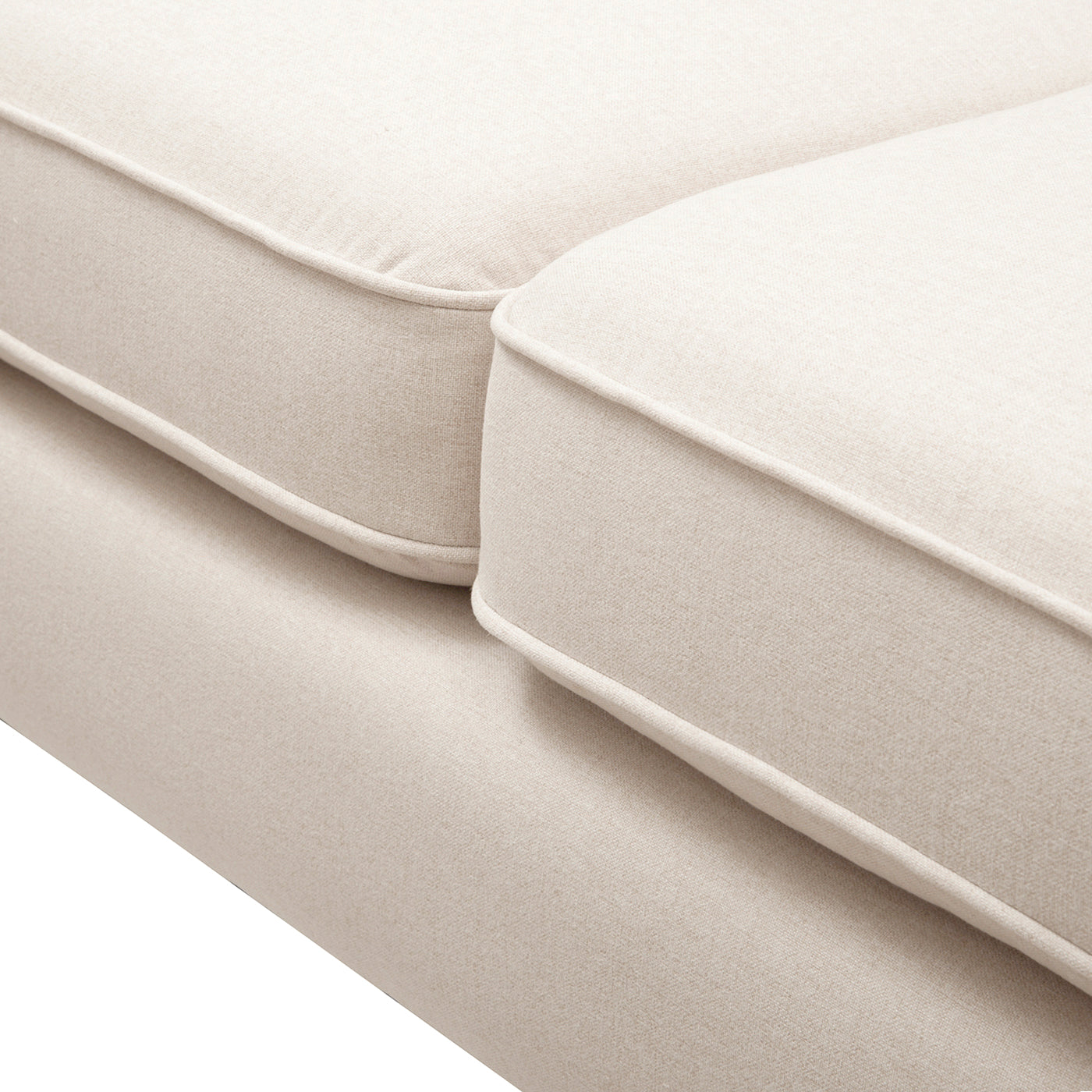 Jack 84" Modern Tuxedo Tufted Sofa, Sky Neutral Beige Polyester Beige Foam Polyester 3 Seat