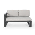 Dursley Sofa Seater Left Side & Right Side Grey Aluminium