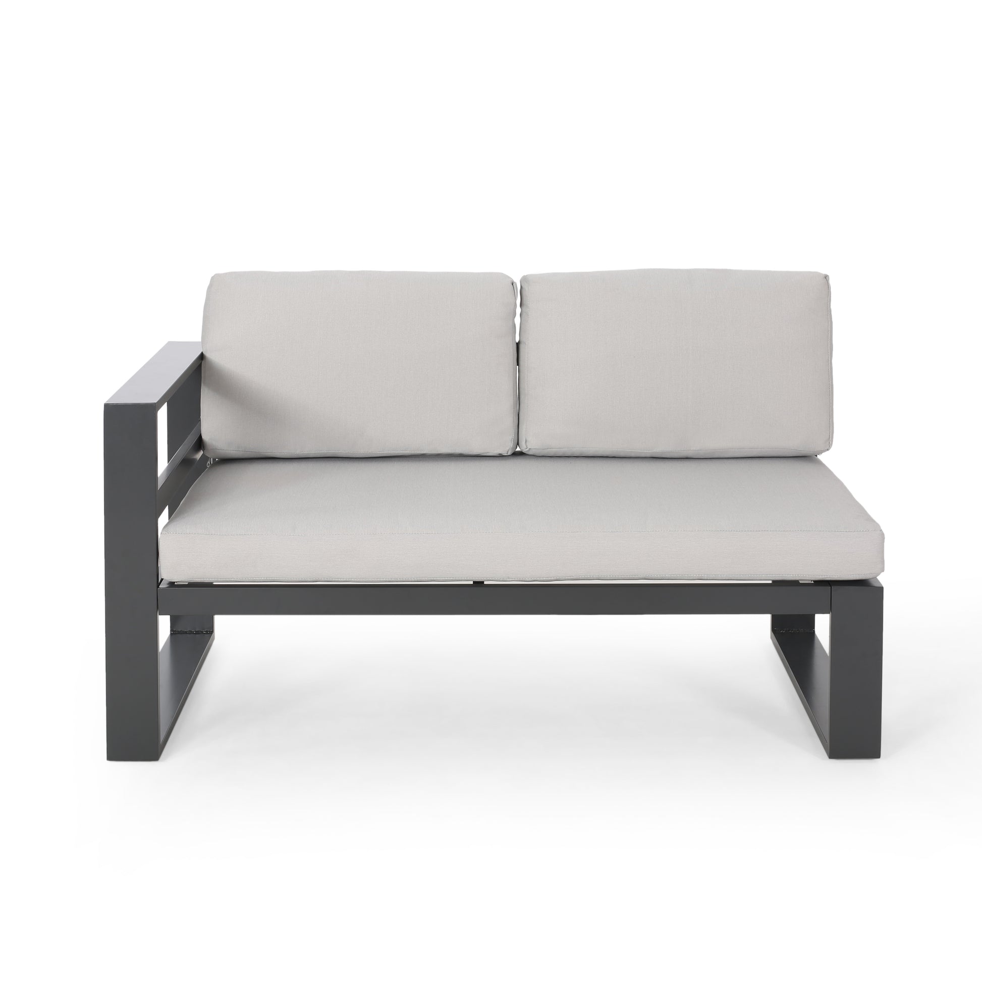 Dursley Sofa Seater Left Side & Right Side Grey Aluminium