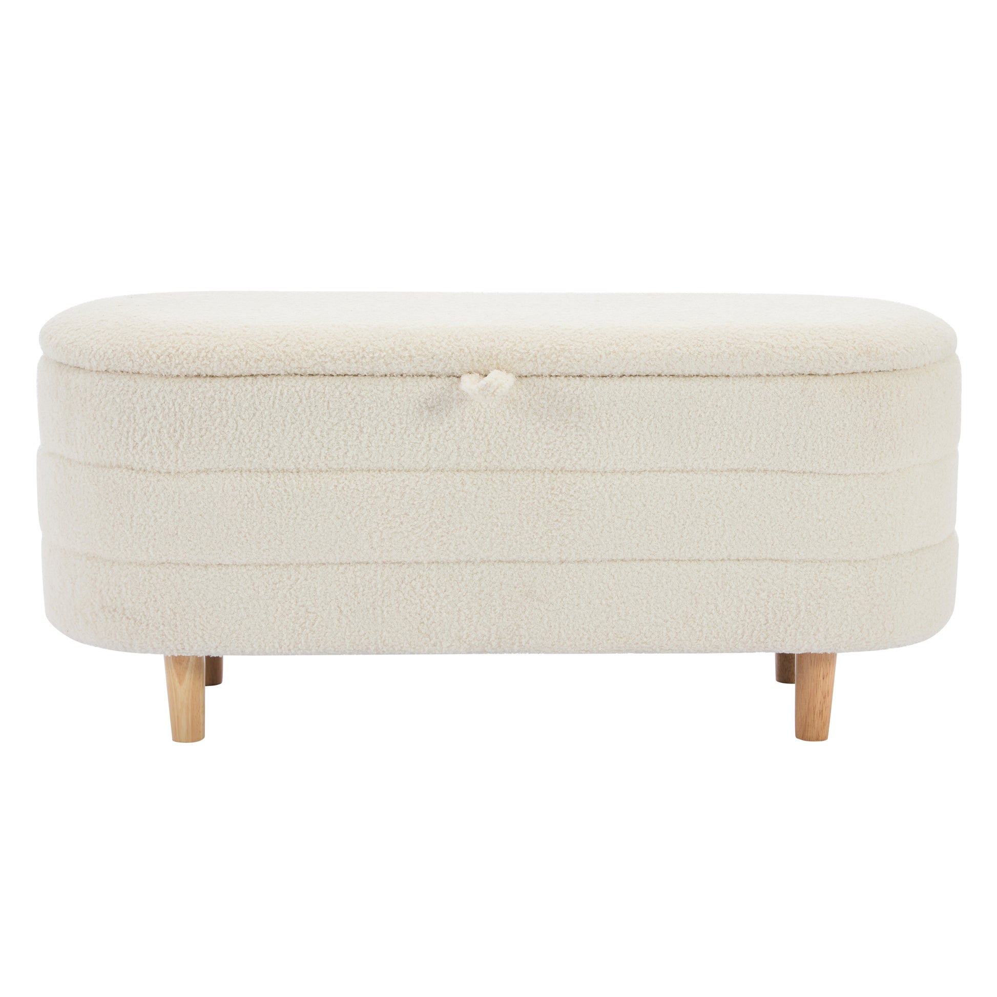 2 Pieces Bedroom Sets Full Size Flower Shaped Upholstered Led Platform Bed With Storage Ottoman Sherpa Fabric, White Full White 2 Piece Set Wood