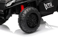 24 Volt Ride On Toys With Remote, Metal Frame Electric Powered Off Road Utv With 2 Xl Seater, 4X200W 5Mph Max, 4Wd 2Wd Switchable, 3 Speeds, Bluetooth, Storage,Black Black Abs