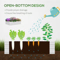 Outsunny 4' X 3' Galvanized Raised Garden Bed With Mini Pvc Greenhouse Cover, Outdoor Metal Planter Box With 2 Roll Up Windows For Growing Flowers, Fruits, Vegetables And Herbs, Clear Clear Pvc