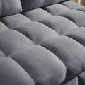 Modern Sofa Velvet Pull Out Bed,Independently Removable Backrest, Have Usb Port And Swivel Phone Stand ,Gray Gray Wood Velvet 2 Seat