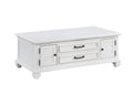 Charlestown 3 Piece Table Set White Wood