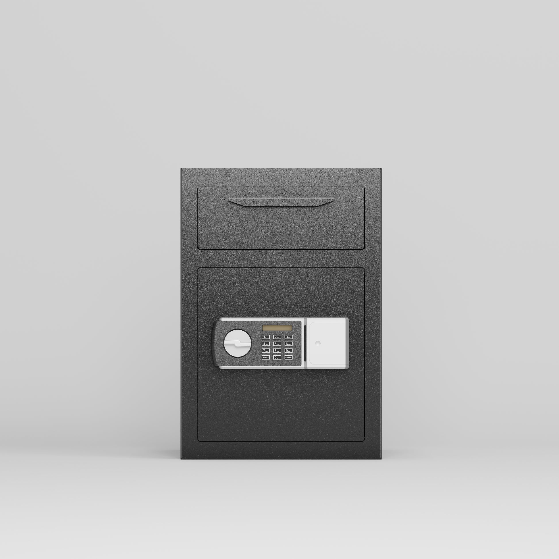 Digital Depository Safe Made Of Carbon Steel Electronic Code Lock Depository Safe With Deposit Slot Depository Box For Home Hotel Restaurant And Office Black Steel