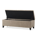 Glouster Storage Ottoman V2 Sand Fabric