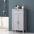 Floor Cabinet Gray Mdf