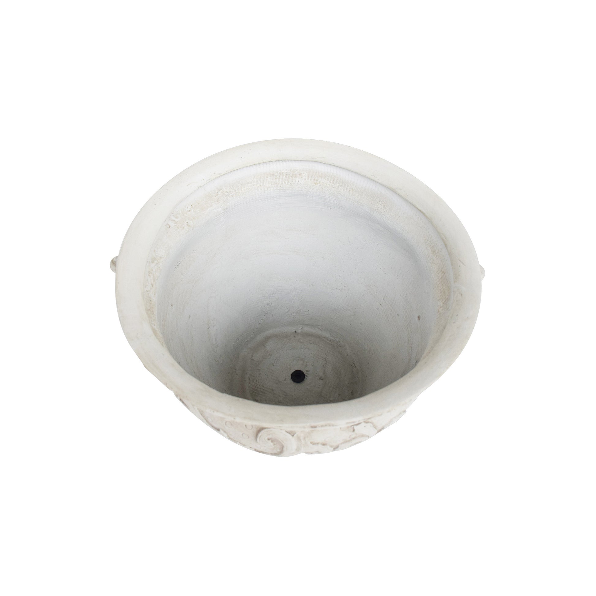 Largo Planter Antique White Magnesium Oxide