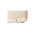 Brooklyn Sofa Set Teak Beige Beige Acacia Wood