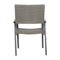 Luton Dining Chair Grey Rattan