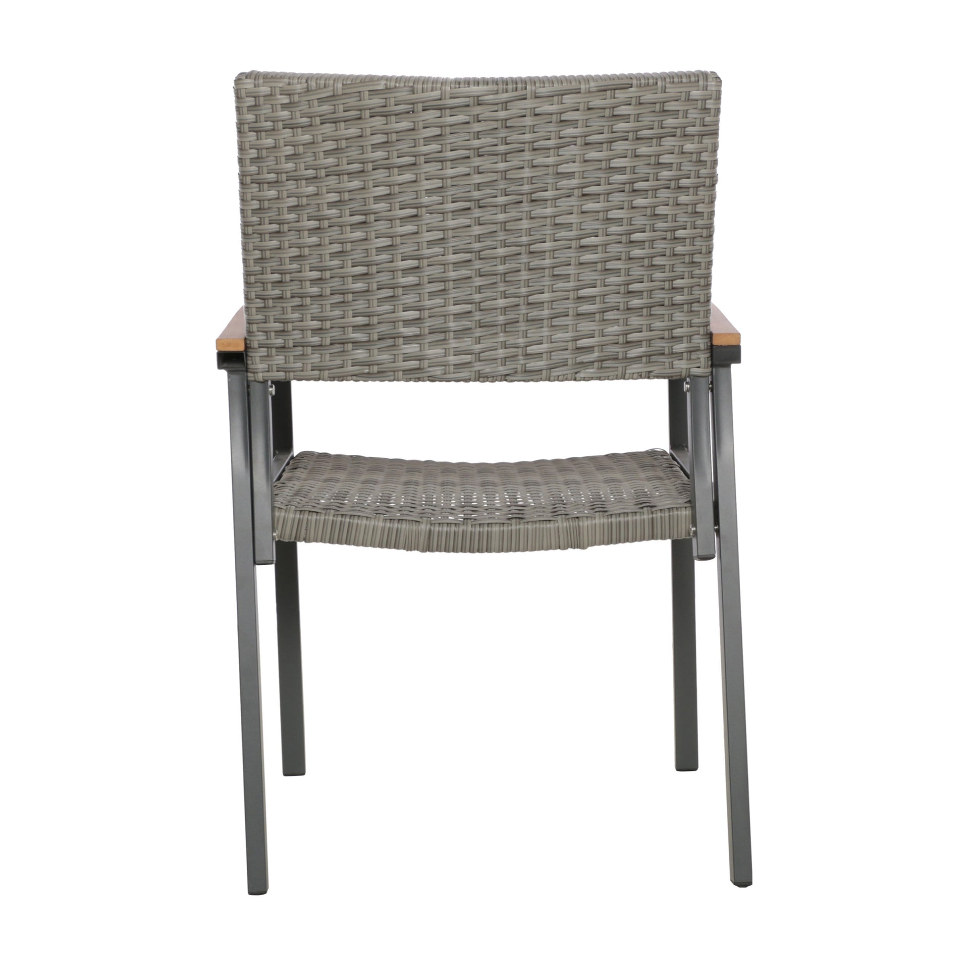 Luton Dining Chair Grey Rattan