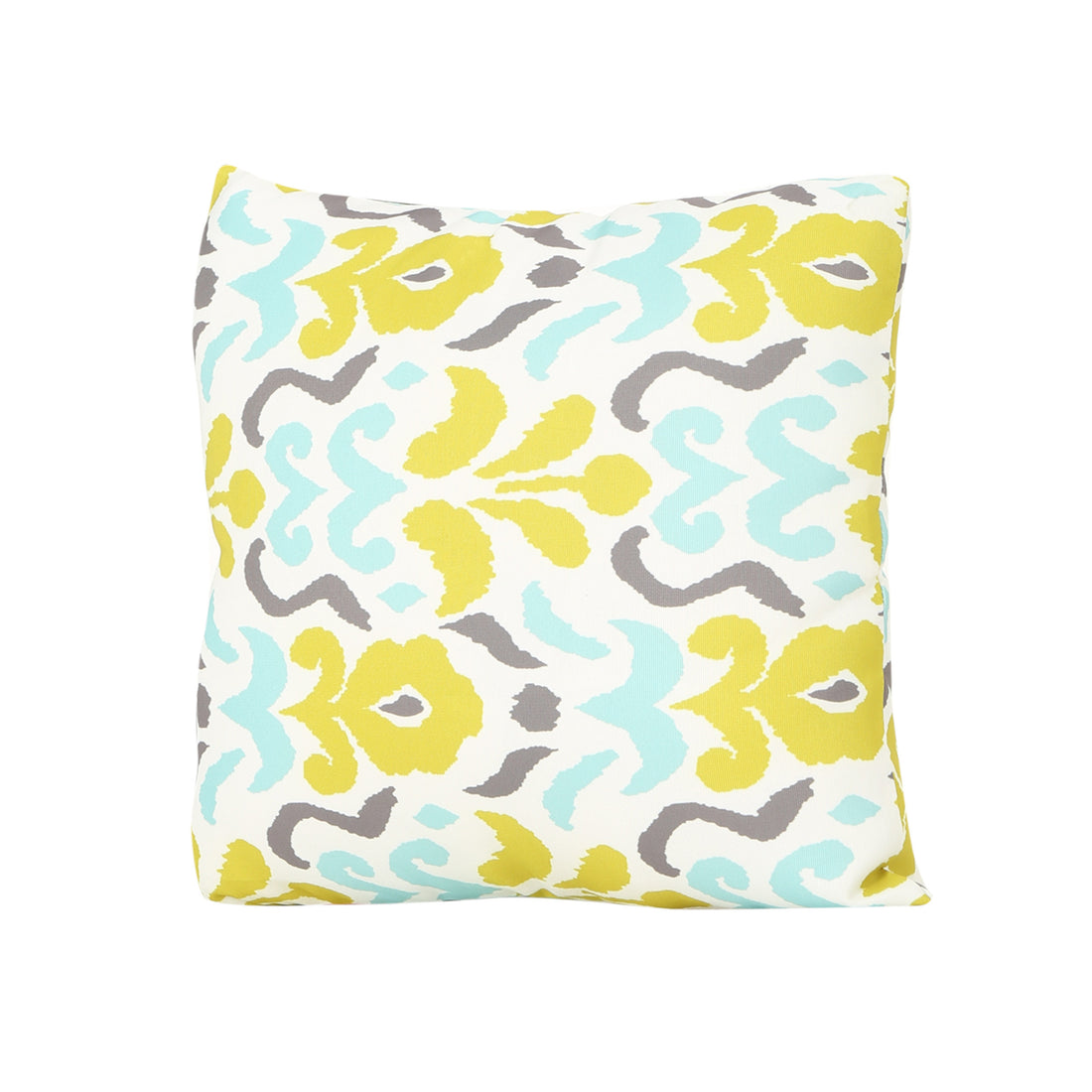 Yellow Flower Outdoor Square Pillow Multi Fabric