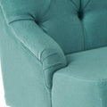 Nicole Kd Settee Teal Fabric