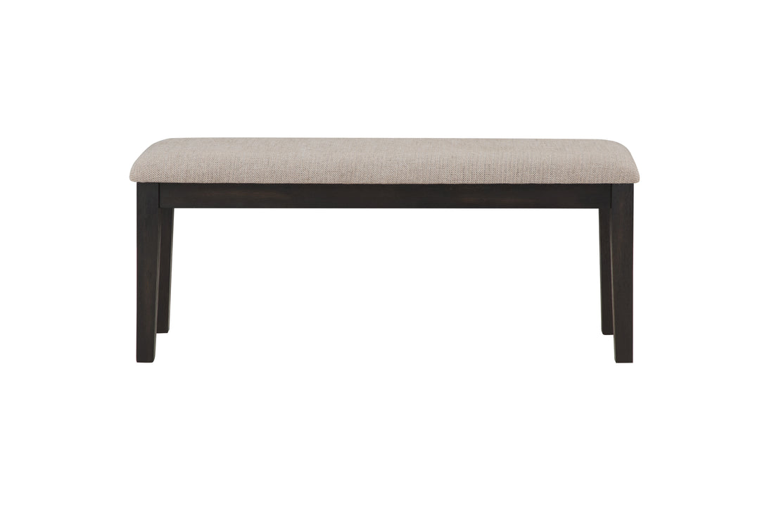 Harington Bench Pearl Silver Silver White Fabric