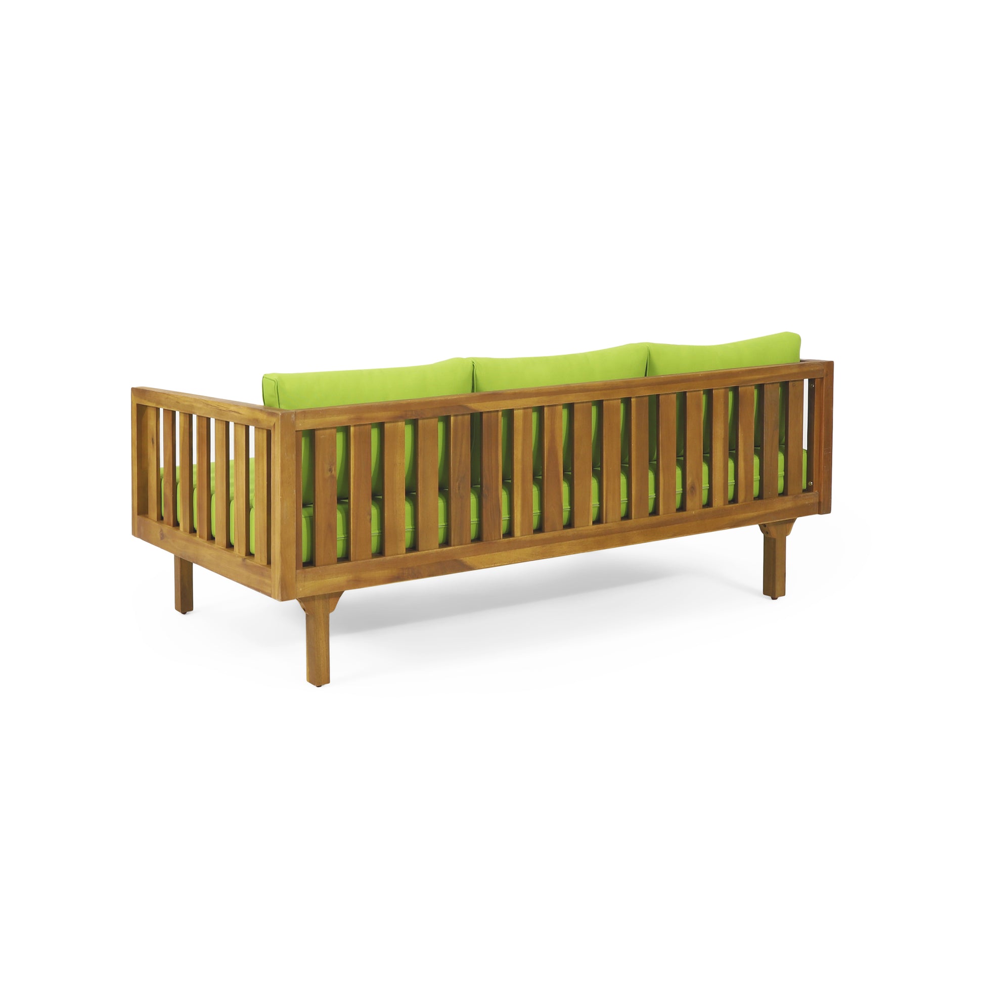 Claremont 3 Seater Daybed Teak Wood Waterproof Fabric