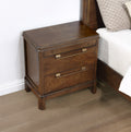 Milan Nightstand Dark Brown Dark Brown Wood