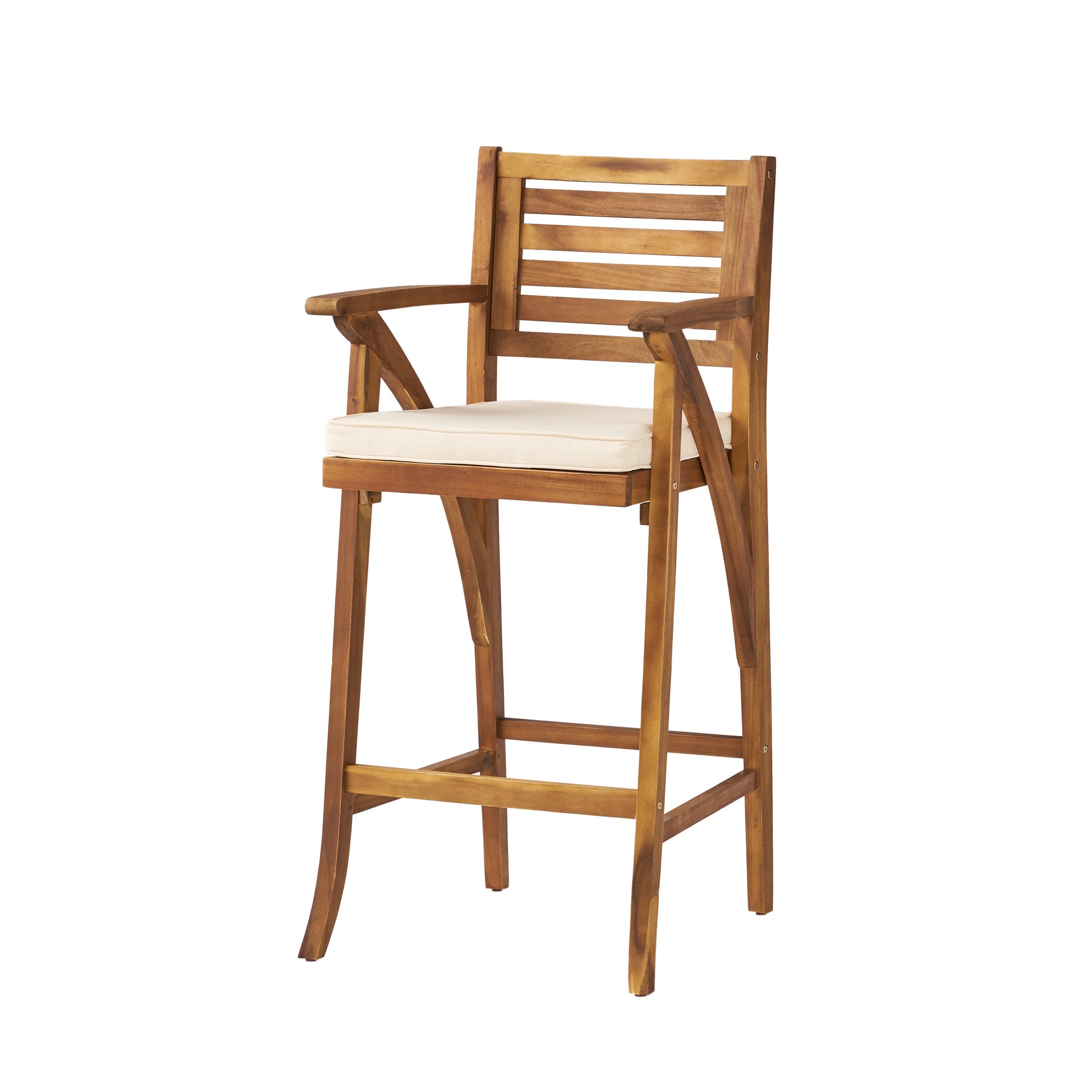 Hermosa 2Pc Barstool Brown Acacia Wood