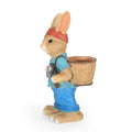 Mgo Rabbit Planter Blue Brown Magnesium Oxide